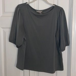 H&M Greyish/Blue Work Top